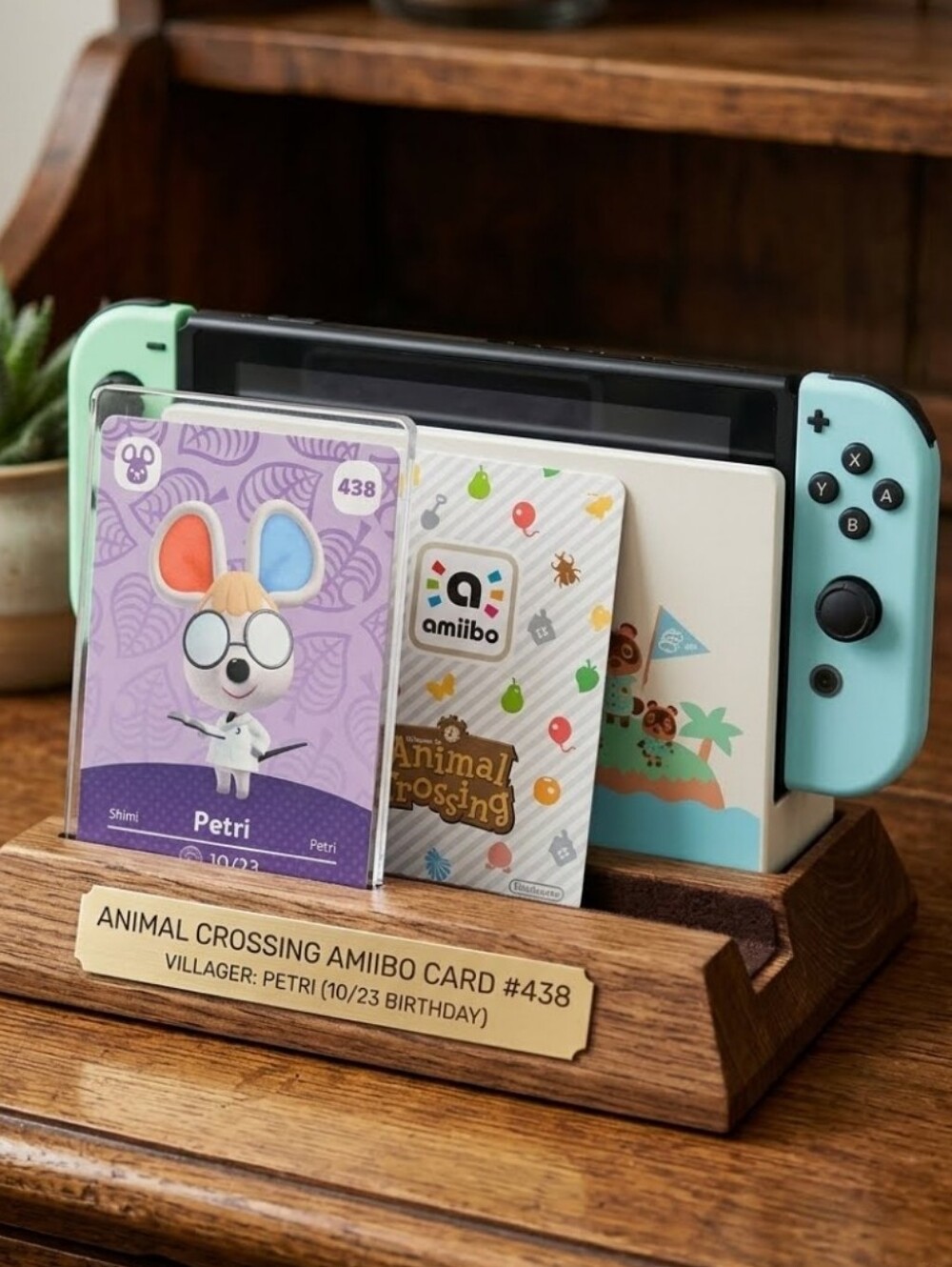Petri Amiibo Card Animal Crossing Nintendo Men Women Boy Girl Teen Collectible
